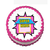 Boy's Super Hero Theme Edible Cake Decoration Topper