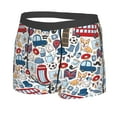 thumbnail image 2 of Daiia London Symbols1 Men's Underwear Boxer Briefs, Cotton Stretch Moisture-Wicking Underwear-X-Large, 2 of 9