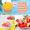 thumbnail image 3 of Kool-Aid Snow Cone Maker Party Kit, (3) 16oz Flavored Syrups, 20 Cones and Spoon Straws, Bomb Pop, 3 of 10
