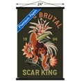 thumbnail image 3 of Disney The Lion King 30th - Scar Wall Poster with Magnetic Frame, 22.375" x 34", 3 of 5