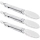 thumbnail image 1 of Mini Serving Tongs. Silicone Kitchen Tongs. 17.8 Cm. Black. 3 Pieces, 1 of 4