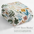 thumbnail image 2 of Jessica Simpson Floral Plush Throw Blanket, Blush, 50" x 70", 2 of 5