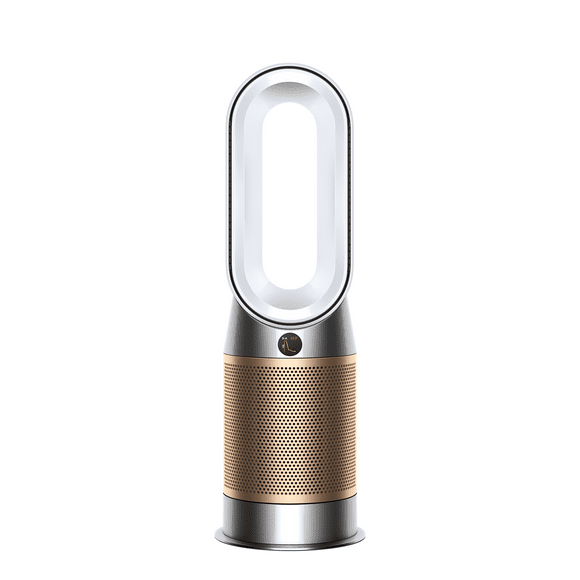 Dyson Official Outlet - HP09 Purifier Hot+Cool Formaldehyde purifying fan heater, White/Gold, Refurbished