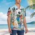 thumbnail image 2 of Lsque A Funny Little Dalmatian Puppy pattern Hawaiian Shirt for Men, Unisex Summer Beach Casual Short Sleeve Button Down Shirts-X-Large, 2 of 9