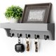 thumbnail image 1 of Llavero decorativo de pared Rebee Vision con estante y 5 ganchos, 1 of 6