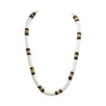 thumbnail image 2 of BlueRica Puka & Tiger Brown Coconut Shell Beads Necklace (20"), 2 of 4