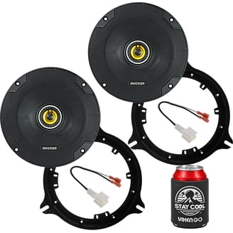 Kicker, Coaxial Speakers, 6.5-inch, Black, 4 Ohm, 160-165mm