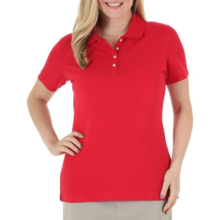 Lee Riders - Women's Plus-Size Short Sleeve Polo - Walmart.com