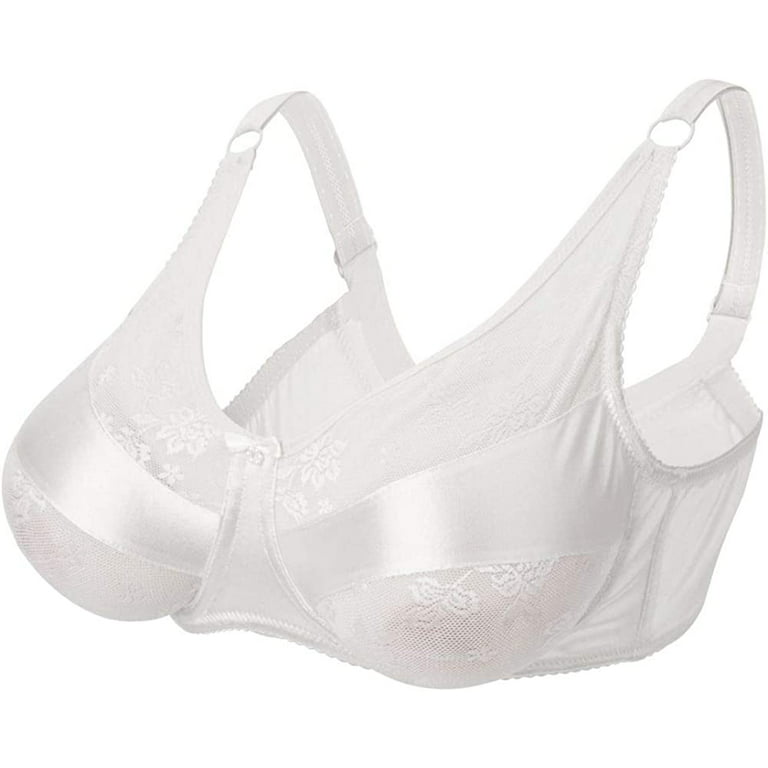 Mastectomy Bra Pocket Bra for Silicone Breastforms8102 (46A, White) :  : Clothing, Shoes & Accessories