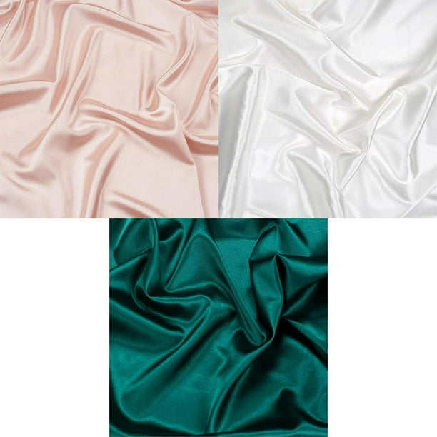 3 fondos de fotografía de tela mercerizada de color sólido para accesorios de fotos de joyería.