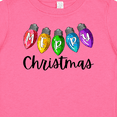thumbnail image 4 of Inktastic Merry Christmas Rainbow Holiday Lights Boys or Girls Baby T-Shirt, 4 of 5