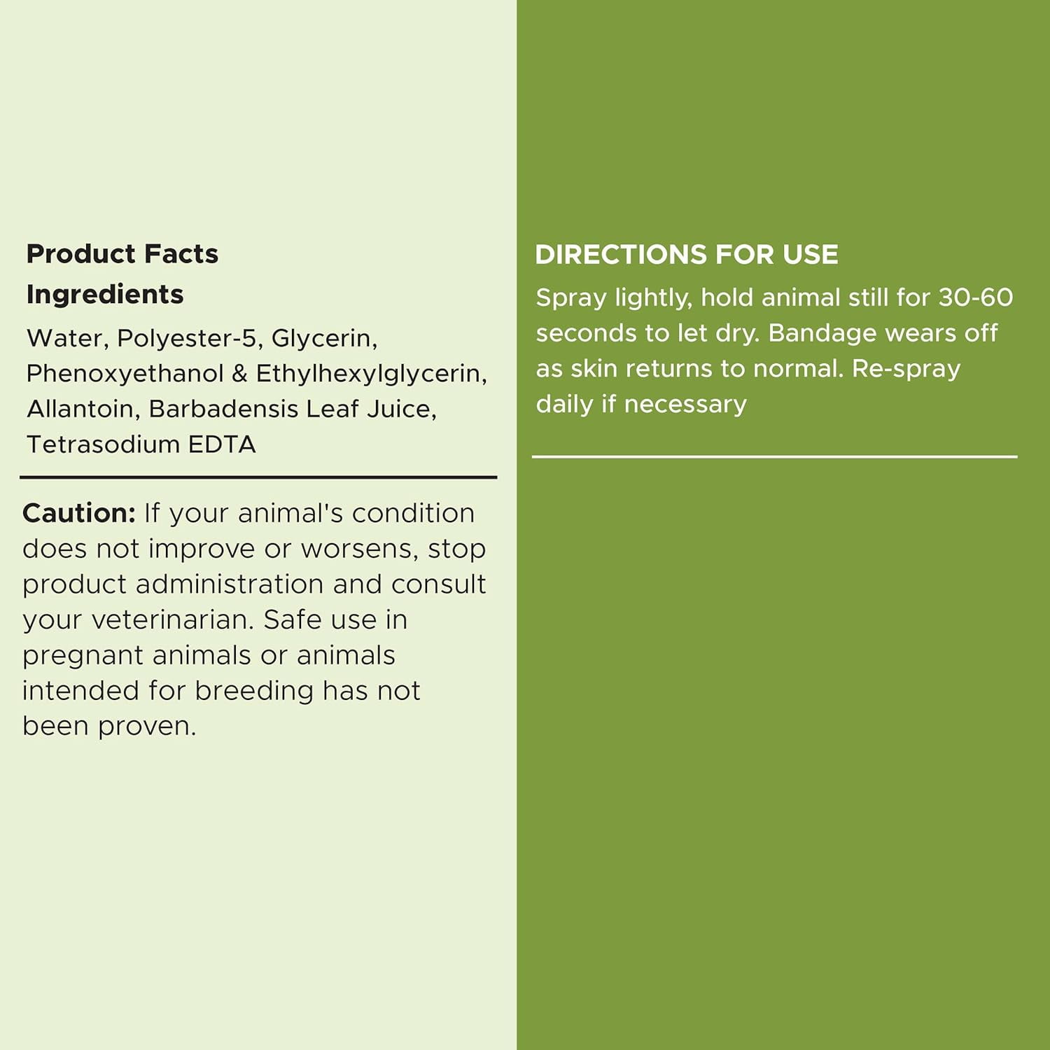 Chew + Heal Pet Liquid Bandage for Dogs and Cats - 4 oz Spray with Aloe - Wound Care for Pets for Cuts, Scrapes, and Stitches