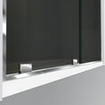 thumbnail image 5 of DreamLine Mirage-Z 56-60 in. W x 58 in. H Frameless Sliding Tub Door in Brushed Nickel, 5 of 6
