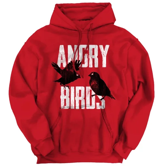 DOPASHIRT Funny Video Gamer Angry Birds Crow Hoodie Outdoor Hoodie, Trendy Hoodie, Birthday Gift