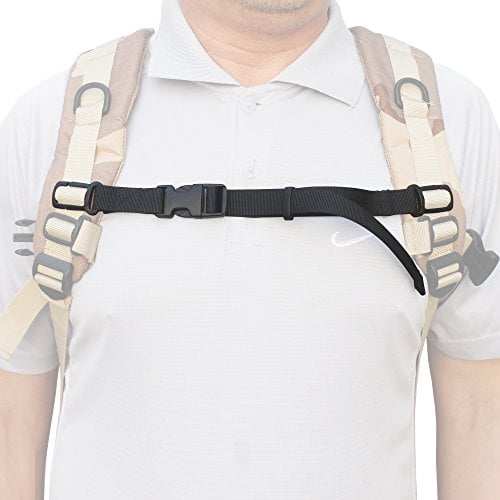Lightweight 1" Nylon Webbing Sternum Strap Backpack Chest Harness Open Loop 