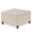 Beige, variant on Classic Square Button Tufted Storage Ottoman Faux Leather Upholstered Coffee Table With Nailhead Trims