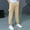 Beige, variant on Cethrio Cotton Linen Pants for Boy, Casual School Elastic Waist Multi-pocket Cargo Pants Beige Size 10-12