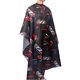 thumbnail image 4 of Fashionable Barber Shop Hairdressing Cape Hair Cutting Apron Hair Beauty Tool 160x140cm (Black), 4 of 5