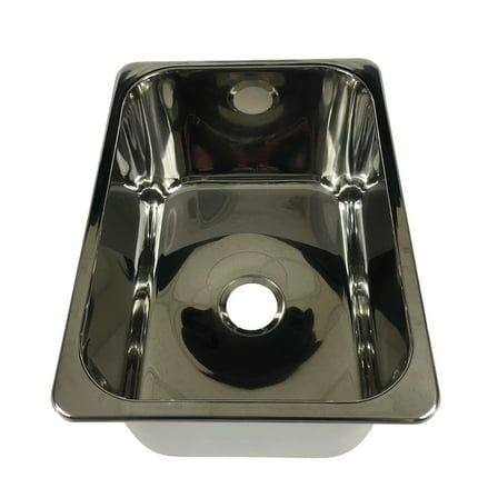 Scandvik 10218 Rectangular Sink W/ Mirror Finish