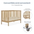 thumbnail image 4 of Dream On Me Quinn Full-Size Folding Crib, Removable Wheels, Modern Nursey, Adjustable Mattress Support, Patent Folding System in Natural, 4 of 9