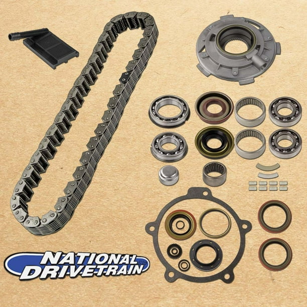 TRANSFER CASE CHAIN, PUMP, FILTER & BEARING REBUILD KIT 94+ JEEP