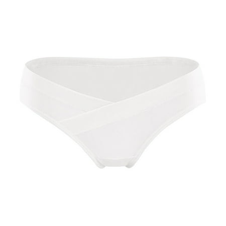 

yotyukeb Sleepwear For Womens Pajamas For Women Maternity Knickers Low Waist V Shaped Cotton Pregnancy Postpartum Panties