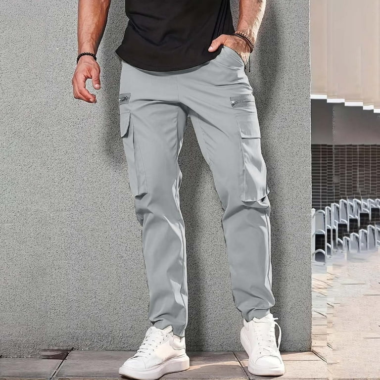 Cargo Pants for Men Relaxed Fit Causal Pants Slim Work