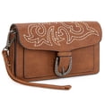 thumbnail image 4 of Montana West Women's Small Crossbody Purse Stylish Western Designer Clutch with Chain Strap Versatile Handbag, Stitch-Brown, 4 of 7
