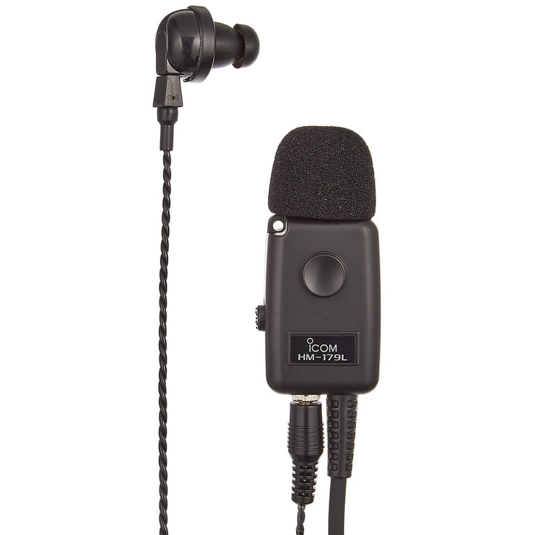 Icom Earphone Microphone for IC-4110 / IC-4188D HM-179L - Walmart.com