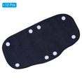 thumbnail image 3 of Uxcell Hard Hat Sweatband Cotton Hard Hat Liner Snap Button Helmet Forehead Sweating Pads Dark Blue 12 Pack, 3 of 6