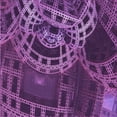 thumbnail image 1 of Ahgly Company Machine Washable Indoor Square Transitional Purple Iris Purple Area Rugs, 6' Square, 1 of 7