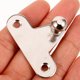 thumbnail image 1 of unbranded 20Ud Soporte De Montaje En Metal Plateado Para Gas Struts Con Base Triangular Estable Y Hogar, 1 of 8