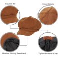 thumbnail image 3 of Women's Newsboy Hats Fashion Vintage 8 Panels Visor Beret Cabbie Cap Ladies Paperboy Cap, 3 of 6
