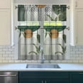 thumbnail image 3 of Boho Kitchen Curtains for Windows – Rustic Tribal Floral Print Cafe Curtains, Vintage Bohemian Geometric Panels for Home Décor, 3 of 6