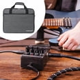 thumbnail image 1 of Efectos Bolsa de pedal bolso Pedalboard Bolsos de la cremallera con bolsillo de bolsillo Mango portátil Caja de transporte para de , 44x34.5x12.5cm, 1 of 10