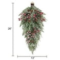 thumbnail image 3 of Holiday Time Feston de sapin noble enneigé de 66 cm, vert, DEL, 3 of 5