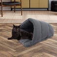 thumbnail image 4 of Zapatillas para Mascotas Camas Escondite, Nido Cálido Sofá Perrera, Saco de Dormir Estera para Cachorros Cama Cómoda para Perros para Conejos, Gatitos , GRANDE Largo, 4 of 8