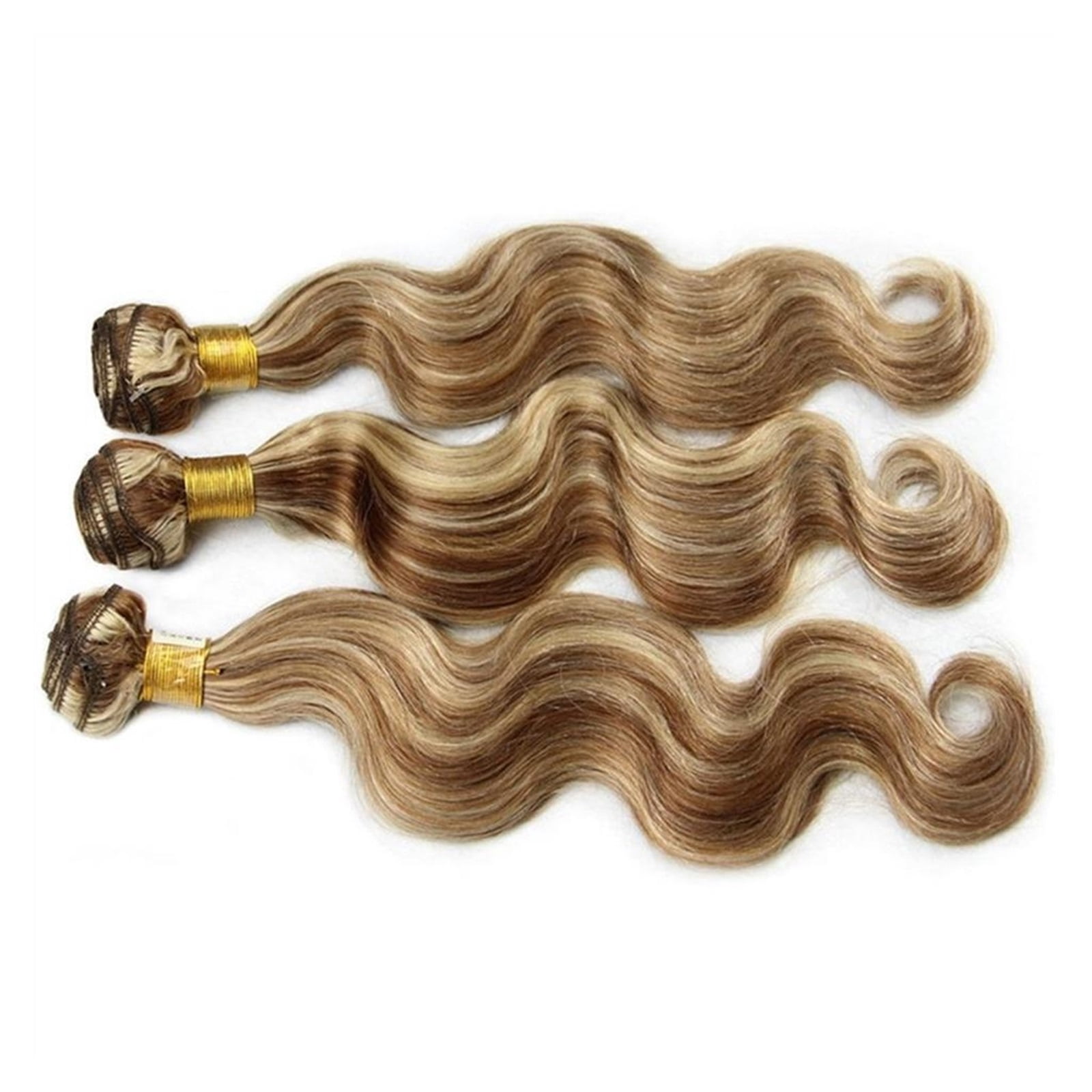 Highlight Human Hair Bundles  P4/613 Highlight Bundles For Black Women Remy Body Wave Ash Blonde Colored Human Hair Weave 1/3 Bundles