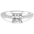 thumbnail image 3 of IGI Certified 1 Carat Cushion Shape Lab Grown Diamond Engagement Ring | 14K White Gold |Jia Secret Double Halo Eternity Diamond Ring | FG-VS1-VS2 Quality Friendly Diamonds, 3 of 5