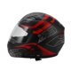 thumbnail image 2 of Casco Bluetooth para motocicleta abatible hacia arriba antivaho viseras duales manos libres Radio FM batería integrada de 1200mAh (XXL), 2 of 14