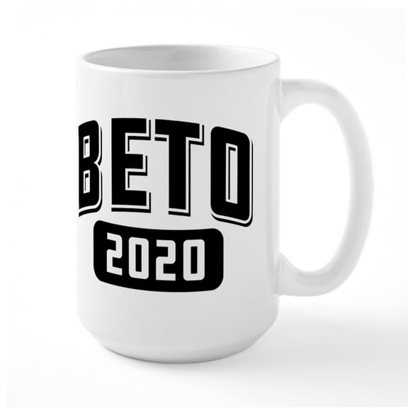 CafePress - Beto O'rourke 2020 Mugs - 15 oz Ceramic Large White Novelty Mug