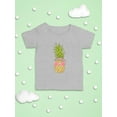 thumbnail image 3 of Pineapple With Glasses T-Shirt Infant -Image by Shutterstock,  12 Months, 3 of 4