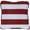 Red, variant on Hanover Stripe Indoor/Outdoor Throw Pillow, Decorative, Set of 1, Red - HANTPSTRP-RED