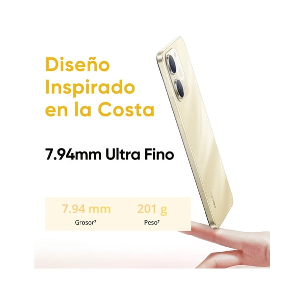 Smartphone Realme Note 70T 128GB Dorado | Bodega Aurrera en línea