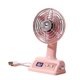 thumbnail image 5 of Ventilador de escritorio ligero, silencioso, giratorio 360 degree, compacto, para el hogar, dormitorio, oficina. rosa, 5 of 9