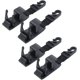 thumbnail image 1 of Ganchos para reposacabezas de coche de 4 piezas, soporte para reposacabezas de asiento trasero, ganchos de plástico para colgar bolsos, ganchos de ABS para asientos traseros de coche, 1 of 5