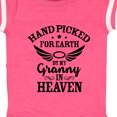 thumbnail image 4 of Inktastic Handpicked for Earth by My Granny in Heaven with Angel Wings Boys or Girls Baby Bodysuit, 4 of 5