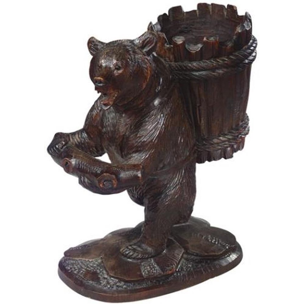 Sculpture Statue Pack Bear Cast Resin New Detailed HandCast Hand