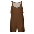 thumbnail image 6 of Afdoent Cute Outfits For Girls Solid Color Short Overalls Fashion 11-12 Years, 6 of 9