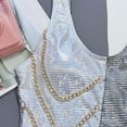 thumbnail image 4 of Womens One-Piece Swimsuits Women's Hot Style Chain Swimsuit Tummy Control Swimwear, 4 of 7